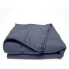 Superior Cotton Weighted Blanket, Perfect for Adults, Fluffy Baby Blankets, Warm, Comfy Bedding, Bedroom, Couch Throw, Blankets for Lounging, Modern Quilted Blanket 48″ x 72″ | 15lbs, Orient Blush(Navy Blue)