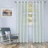 Superior Dalitso Rope Sheer Curtains, Window Accents, Braided Rope, Stripe, Textured, Traditional, Modern, Transitional Design with Stainless Grommets, Set of 2 Panels, 52″ W X 108″ L, Graphite(Cyan)