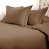 Superior Egyptian Cotton 1500 TC Duvet Cover Set – Luxurious Comforter Covers, Soft Bedding Essentials, Secure Button Closure, Includes 1 Duvet Cover & 2 Shams, King/California King, Black(Taupe – Z)