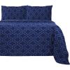 Navy Blue Trellis