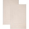 Superior Heavyweight Cotton Bath Mats, Bath Rugs For Bathroom Accessories, Washable Rug For Shower, Bath, Toilet, Modern Decor, No Backing, Luxury Hotel And Spa Quality, Set of 2, 22″ x 35″, Taupe(Ivory)