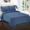 Superior Helena 100% Premium Cotton Twill Fabric Full/Queen Embroidered Duvet Set