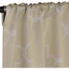 Superior Imperial Trellis Quality Soft, Insulated, Thermal, Woven Blackout Grommet Printed Curtain Panel Pair (Set Of 2) 52″ x 108″ – Navy Blue(Ivory)