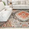 Superior Indoor Area Rug, Jute Backing, Modern Plush Rugs for Entryway, Living Room, Kitchen Floors, Bedroom, Hallway, Office Floor Cover, Abstract Rugs, Cobblestone Collection,4′ x 6′, Brown Beige(5′ X 8′)
