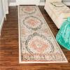 Superior Indoor Area Rug, Jute Backing, Modern Plush Rugs for Entryway, Living Room, Kitchen Floors, Bedroom, Hallway, Office Floor Cover, Abstract Rugs, Cobblestone Collection,4′ x 6′, Brown Beige(Ginger)