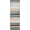 Superior Indoor Area Rug, Jute Backing, Patchwork Floral Rugs for Entryway, Living Room, Kitchen Floors, Plush Floor Cover, Color Block Damask Rug, Kennicot Collection, 4′ x 6′, Beige Red(Ivory Multi)