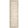 Superior Indoor Area Rug, Jute Backing, Patchwork Floral Rugs for Entryway, Living Room, Kitchen Floors, Plush Floor Cover, Color Block Damask Rug, Kennicot Collection, 4′ x 6′, Beige Red(Beige Green)