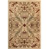 Superior Indoor Area Rug or Runner, Jute Backing, Traditional Floral Scroll Medallion, Ideal for Entryway, Living Room, Kitchen, Bedroom, Hallway, Floor Cover, Astral Collection, 2′ 7″ x 8′, Beige Red(Brown)