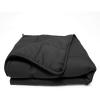 imageSuperior Microfiber Weighted Blanket Perfect for Adults Heavy Blankets Warm Cozy Comfy Bedding Bedroom Couch Throw Blankets for Lounging Modern Quilted Blanket 48quot x 72quot 15 Pounds BlackBlack