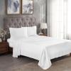 Superior Modal from Beechwood 300-Thread Count Solid Deep Pocket Sheet Set, King, White, 4-Piece SetxSuperior(A White)