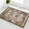 Superior Modern Mystique Collection Area Rug, 8mm Pile Height with Jute Backing, Elegant Multi-colored Damask Pattern, Anti-Static, Water-Repellent Rugs – Brown, 5′ x 8′ Rug(Brown)