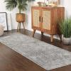 Superior Shag Indoor Area Rug, Non-Slip Foam Backing, Plush Rugs, for Kids or Pets, Entry, Kitchen, Dorm, Nursery, Playroom, California Shag Collection, 5′ x 7′, Silver(Silver – Z)