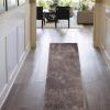 Superior Shag Indoor Runner Rug, Non-Slip Backing, Plush Solid Rugs, for Entryway, Kitchen, Dorm, Hallway, Playroom Floor Decor, Berlin Shag Collection, 2′ 7″ x 8′, Taupe(Taupe – Z)