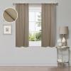 Superior Shimmer Blackout Curtain Set of 2, Thermal Insulated Panel Pair with Grommet Top Header, Chic Metallic Embellished Room Darkening Drapes, Available in 4 Lengths – Navy, 52” x 63” each(Olive Green)