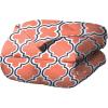 Superior Trellis Comforter Set with Pillow Shams, Luxurious & Soft Microfiber with Down Alternative Fill, Contemporary Geometric Trellis Design – Full/Queen Bedding Set, Coral(Coral)