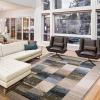 Superior Walgett Modern Geometric Indoor Area Rug for Living Room, Bedroom, Office, Kitchen, Dining, Washable Rugs, Foam Backing, Lockwood Collection, 5′ x 8′, Cream(Cream)