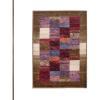Superior Washable Indoor Area Rug, for Dining, Kitchen, Office, Modern Floor Decor, Soft Aesthetic Rugs, Abstract Brushstrokes Indoor Rug, Brayton Collection, 5′ x 8′, Orange(Brown-burgundy)