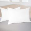 Superior White Down Alternative Pillow 2-Pack, Premium Hypoallergenic Microfiber Fill, Medium Density for Back, Stomach, and Side Sleepers – King Size, Solid White(White – Z)