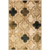 Superior Witland Modern Trellis Indoor Area Rug with Jute Backing Decor for Bedroom, Office, Living Room, Entryway, Vintage Tribal Area Rugs Viking Collection, 8′ x 10′, Royal Blue(Cream)