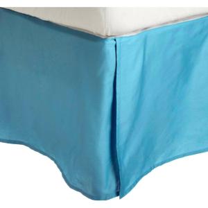 3000 Series Wrinkle Resistant Cloud Solid Bed Skirt, Twin XL, Tan(Aqua)