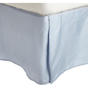 Impressions 200 Thread Count Solid Bedskirt, Queen, Sky Blue(Sky Blue)