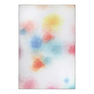 SUPERIOR Kids Indoor Area Rug, Elephant Design, Cute Rugs for Bedroom, Nursery, Playroom, Living Room, Entryway, Unique Accent, Soft Cotton Backed Rugs, Nursery Collection, 4′ x 6′, Baby Blue(Rose Pink)