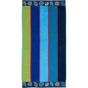 Superior 100% Cotton Luxury Beach Towels – Oversized Beach Towel, Swim Towel, Seashell Stripe (34″ x 64″)
