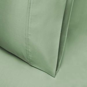 Superior 1000 Thread Count Tencel Blend Pillowcase Set, Standard, Ivory(Sage)