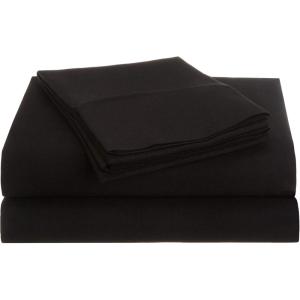 Superior 1500 Series Premium Quality 100% Brushed Soft Microfiber 4-Piece Luxury Deep Pocket Cooling Bed Sheet Set, Hypoallergenic, Wrinkle and Stain Resistant – Full, Teal(Black)