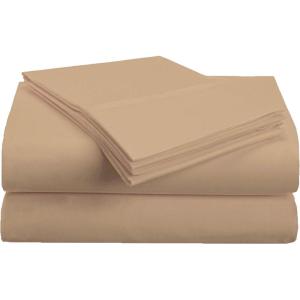 Superior 1500 Series Premium Quality 100% Brushed Soft Microfiber 4-Piece Luxury Deep Pocket Cooling Bed Sheet Set, Hypoallergenic, Wrinkle and Stain Resistant – Full, Teal(Taupe)