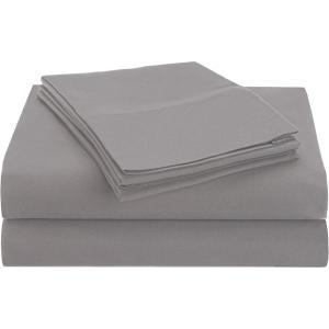 Superior 1500 Series Premium Quality 100% Brushed Soft Microfiber 4-Piece Luxury Deep Pocket Cooling Bed Sheet Set, Hypoallergenic, Wrinkle and Stain Resistant – Full, Teal(Silver)