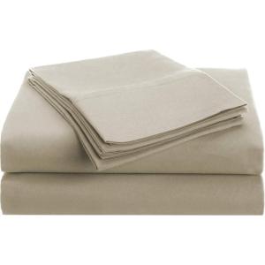 Superior 1500 Series Premium Quality 100% Brushed Soft Microfiber 4-Piece Luxury Deep Pocket Cooling Bed Sheet Set, Hypoallergenic, Wrinkle and Stain Resistant – Full, Teal(Tan)