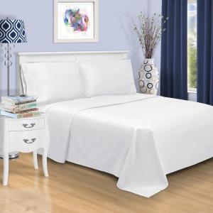 Superior 1500 Thread Count Standard 2-Piece Pillowcase Set, Solid, Single Ply, White