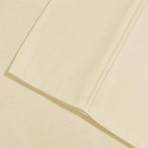 Superior 1502 Series Premium Quality Microfiber Pillowcase Set, Standard, Silver(Beige)