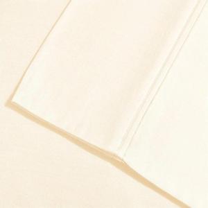 Superior 1502 Series Premium Quality Microfiber Pillowcase Set, Standard, Silver(Ivory)