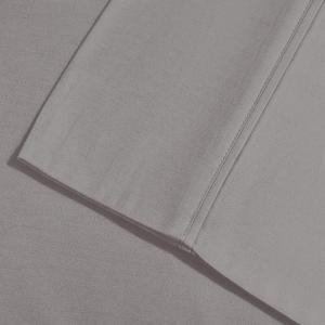 Superior 1502 Series Premium Quality Microfiber Pillowcase Set, Standard, Silver(Silver)
