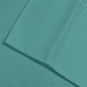 Superior 1502 Series Premium Quality Microfiber Pillowcase Set, Standard, Silver(Teal)