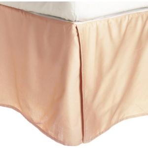 Superior 200-Thread Count Solid Cotton-Blend Bed Skirt, Linen(Linen)