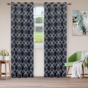 Superior 52X96CT-Boh-Tre-NB Curtain Panel Pair (Set of 2)