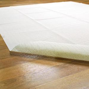 Superior Area Rug Pad, Non-Slip, Non-Skid, Floor Protector, Table Runner, Hardwood and Tile Floors Padding, Washable, Place Mats, Gripper Mat, Slide Stoppers, Rubber Rug Grip, 5′ x 8′, Cream(Cream)