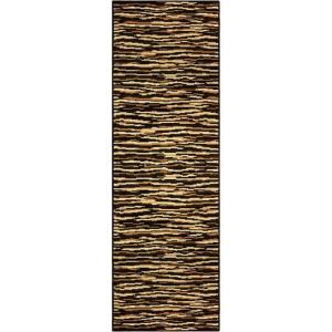 Superior Area Rugs for Bedroom, Farmhouse, Kitchen, Entryway, Laundry Room | Living Room Decor | Horizons Collection , 2′ 7″ x 8′ Runner, Black