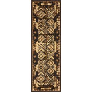 Superior Area Rugs for Bedroom, Farmhouse, Kitchen, Entryway, Laundry Room | Living Room Decor | Mosaic Collection, Chocolate, 2′ 7″ x 8′ Chocolate(Chocolate)