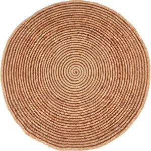 Superior Braided Dyed Jute Handwoven Indoor Area Rug, Jute Floor Decor For Living Room, Hallway, Entry, Dining Room, Bedroom, Office, Apartment, Hand-Woven Modern Farmhouse Rugs, 2′ 6″ x 8′, Navy Blue(Coffee)