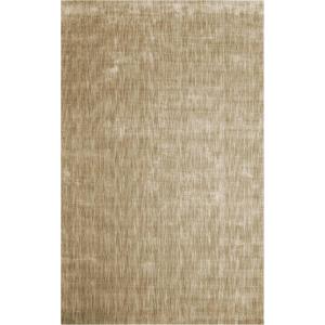 Superior Checkered Hand Woven Viscose Area Rug with Cotton Canvas Backing, Neutral Rug with Cool and Silky Soft Viscose Pile – Beige, 5’ x 8’ Rug(Chalkboard – Beige)