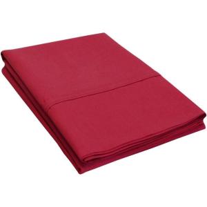 Superior Cotton Percale Pillowcase Set, King, Lilac, 2-Pieces(Burgundy)