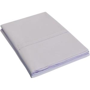 Superior Cotton Percale Pillowcase Set, King, Lilac, 2-Pieces(Lilac)