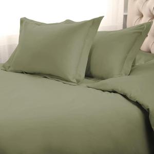 Superior Egyptian Cotton 1500 TC Duvet Cover Set – Luxurious Comforter Covers, Soft Bedding Essentials, Secure Button Closure, Includes 1 Duvet Cover & 2 Shams, King/California King, Black(Sage – Z)