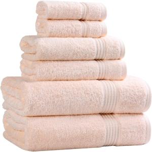 Superior Egyptian Cotton 2-Piece Bath Sheet Towel Set, Oversized Body Towels For Adults And Kids, Large Towel For Bath, Shower, Guest Bathroom, Spa, Gym, Resort, Essentials, Airbnb, Peach(Peach)