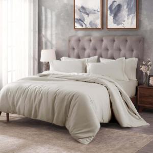 Superior Egyptian Cotton 300 Thread Count Duvet Cover Set, Soft Comforter Covers, Luxury Bedding Essentials, Button Closure, Includes 1 Duvet Cover, 1 Pillow Sham, Twin, Teal(Light Grey – Z)