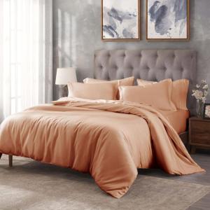 Superior Egyptian Cotton 300 Thread Count Duvet Cover Set, Soft Comforter Covers, Luxury Bedding Essentials, Button Closure, Includes 1 Duvet Cover, 1 Pillow Sham, Twin, Teal(Beige – Z)